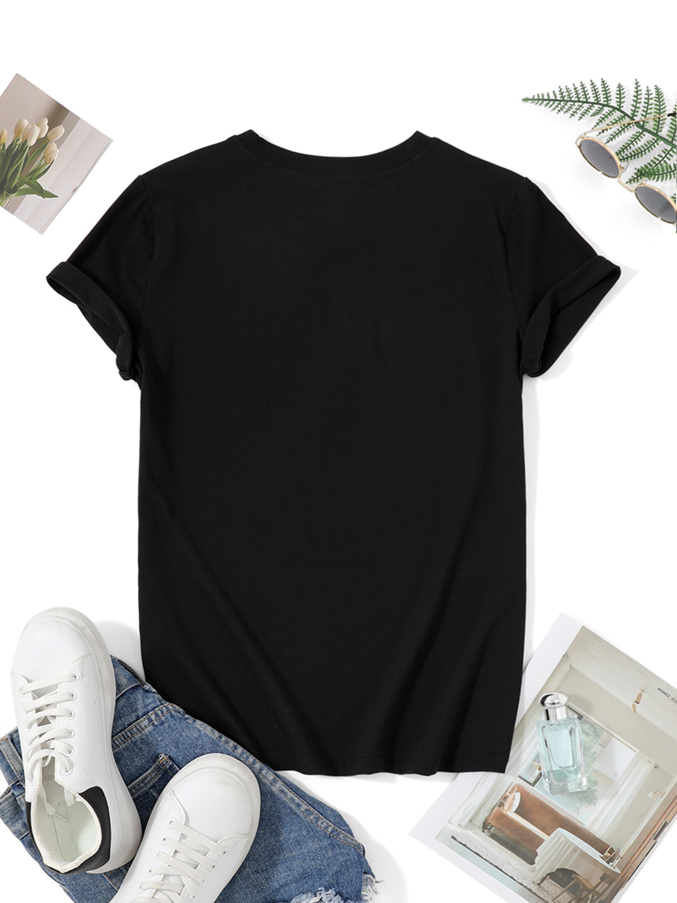 เสื้อยืดคอกลมลำลองสำหรับผู้หญิ - Family Tree Print บทวิจารณ์และราคา