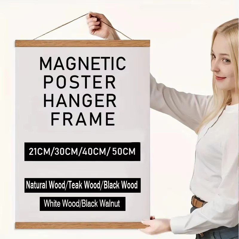 ที่แขวนโปสเตอร์แม่เหล็กขนาด 21 - Engraved Wood Frame บทวิจารณ์และราคา