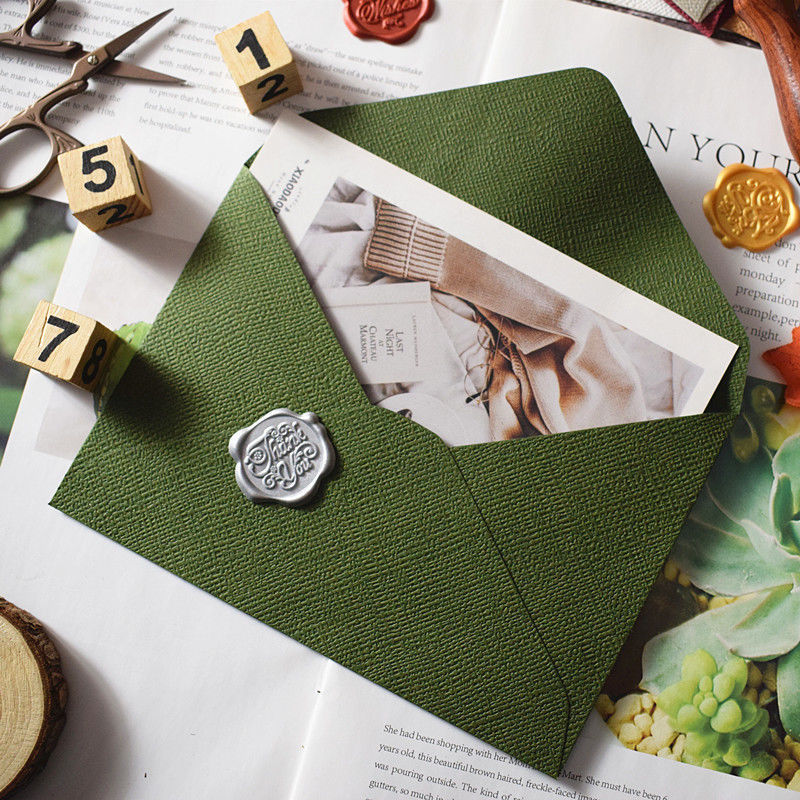 50 ชิ้น/ล็อต 20.1x15.1 ซม.ซองส - Wax Seal Letter Kit บทวิจารณ์และราคา