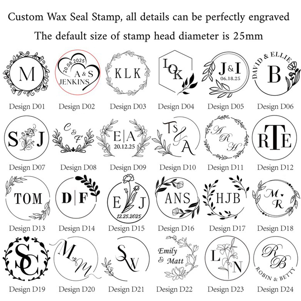 ชุดตราประทับขี้ผึ้งสำหรับงานแต - Wax Seal Letter Kit บทวิจารณ์และราคา