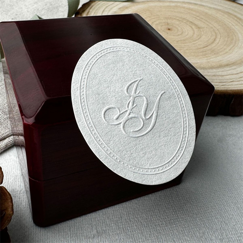 สติกเกอร์ฉลากกระดาษพิมพ์ลายนูน - Personalised Candle Label บทวิจารณ์และราคา