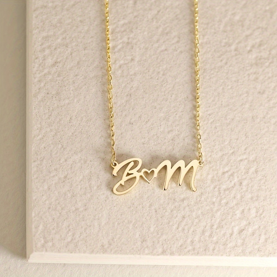 CUSTOM ชื่อสร้อยคอผู้หญิงกันน้ - Name Necklace Custom บทวิจารณ์และราคา
