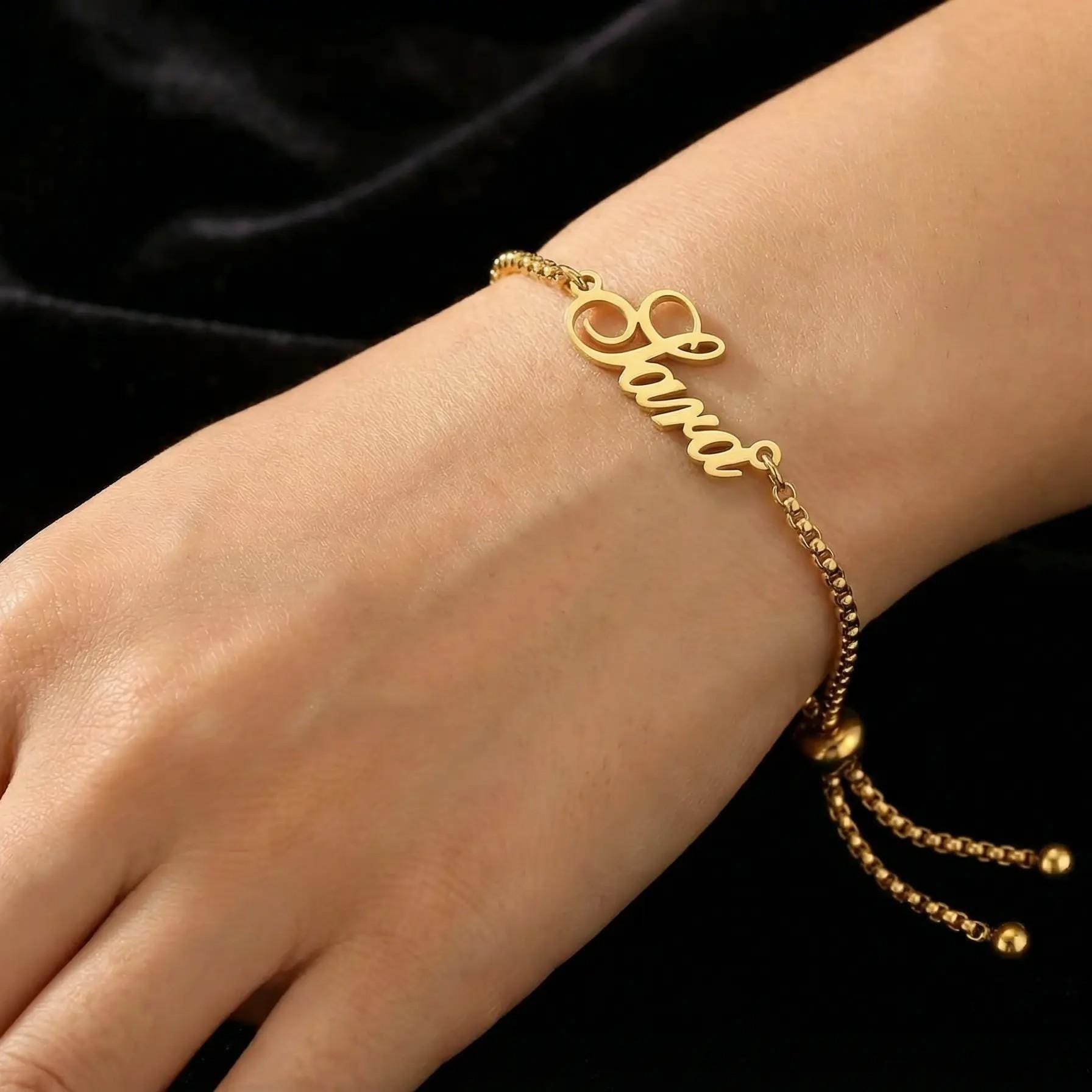 สร้อยข้อมือสลักชื่อแบบปรับแต่ง - Personalized Name Box บทวิจารณ์และราคา