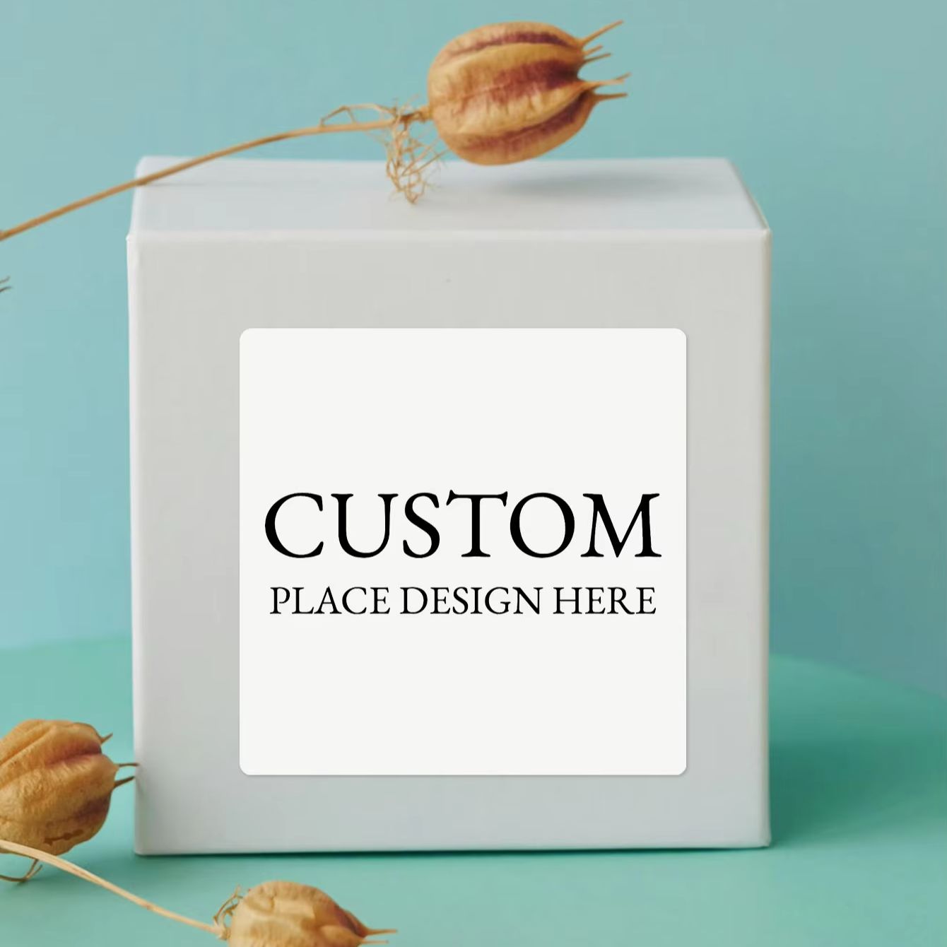 1-100 ชิ้น สติ๊กเกอร์กันน้ำทรง - Personalised Candle Label บทวิจารณ์และราคา