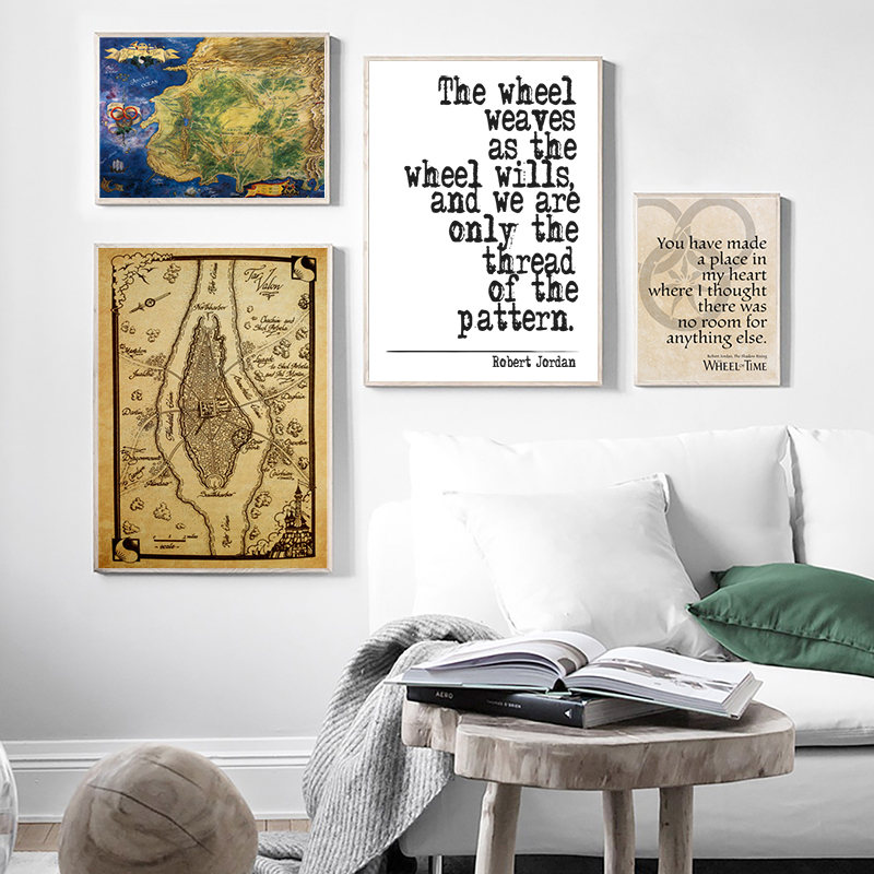 The Wheel of Time แผนที่โปสเตอ - Custom Star Map บทวิจารณ์และราคา
