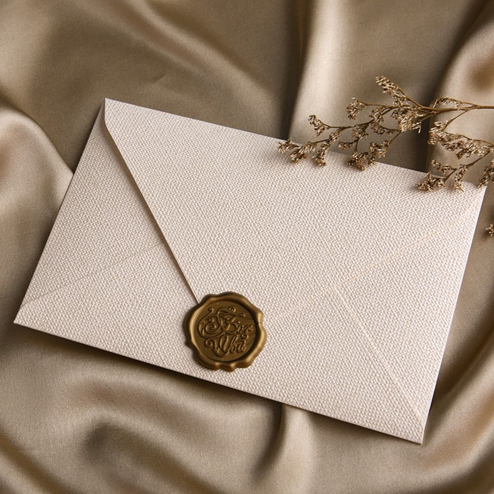 ซองจดหมายลายผ้าลินินสไตล์เรโทร - Wax Seal Letter Kit บทวิจารณ์และราคา