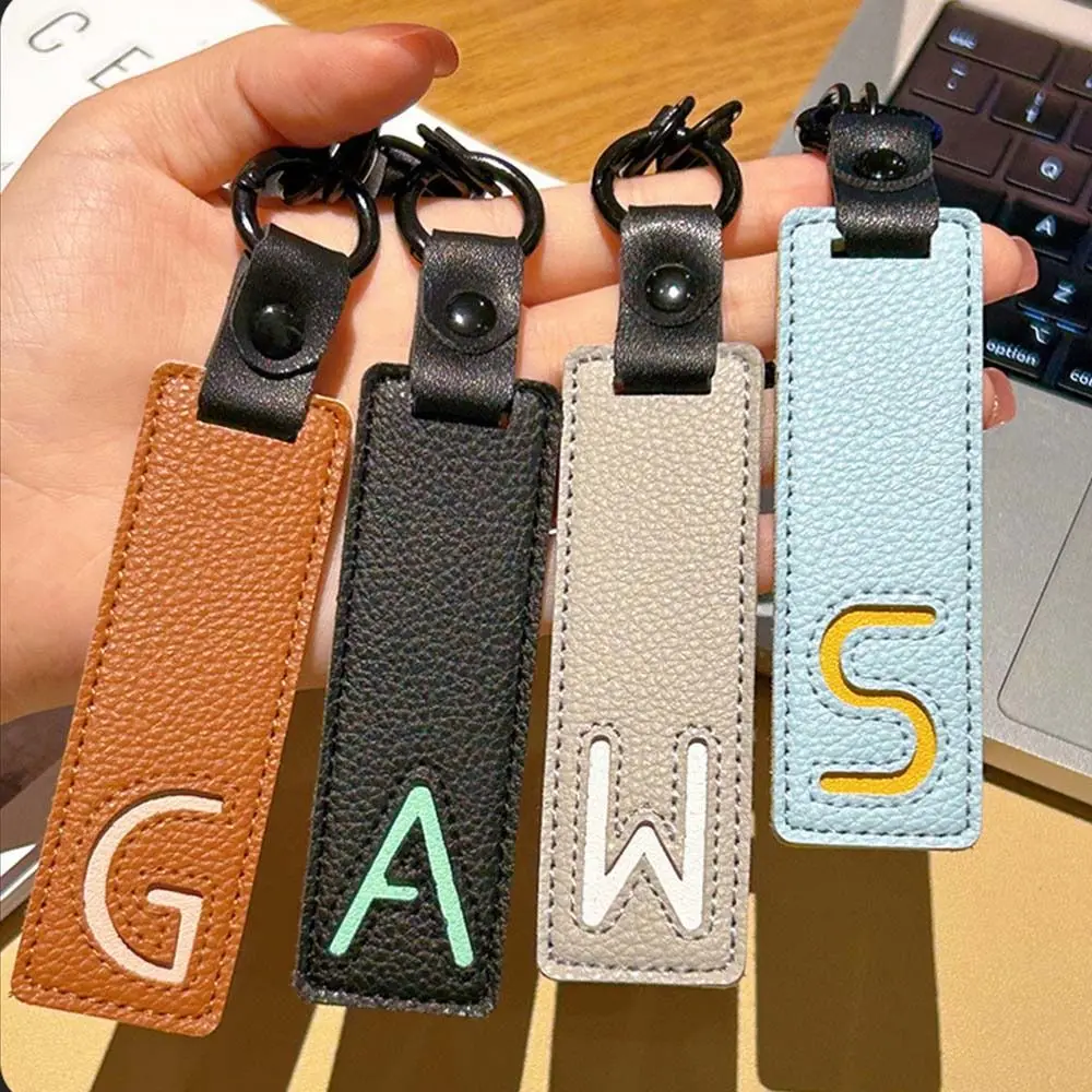 คลาสสิก Pu พวงกุญแจหนัง A-Z 26 - Monogram Keychain Leather บทวิจารณ์และราคา