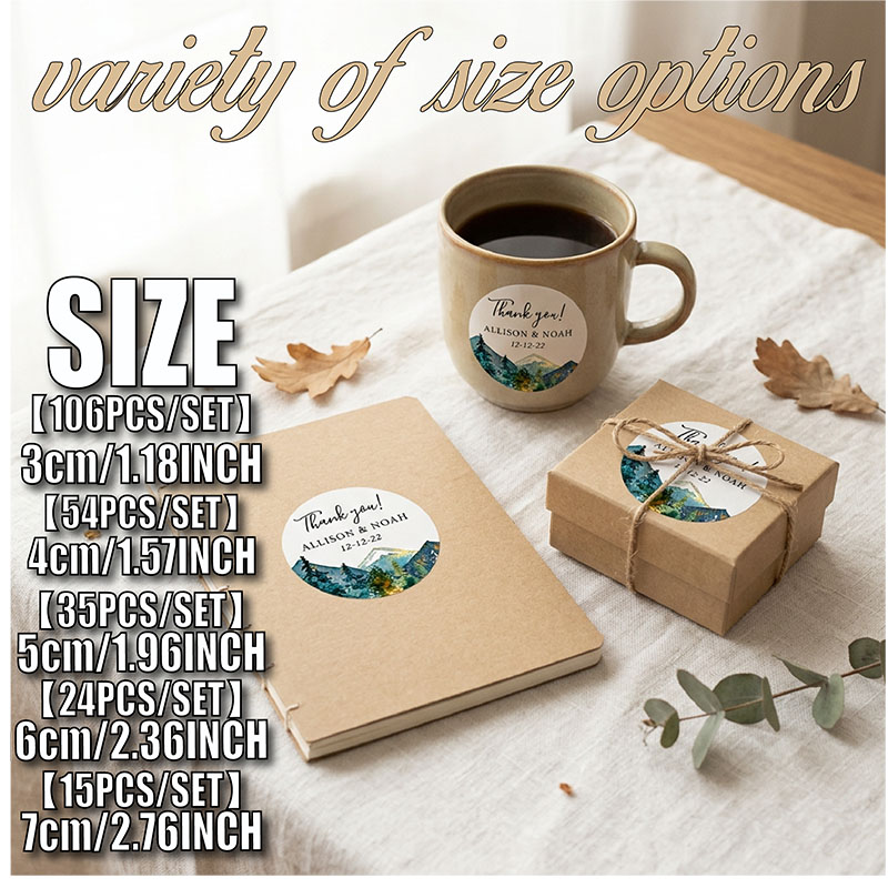 สติกเกอร์โลโก้ภูเขาแบบกำหนดเอง - Personalized Name Box บทวิจารณ์และราคา