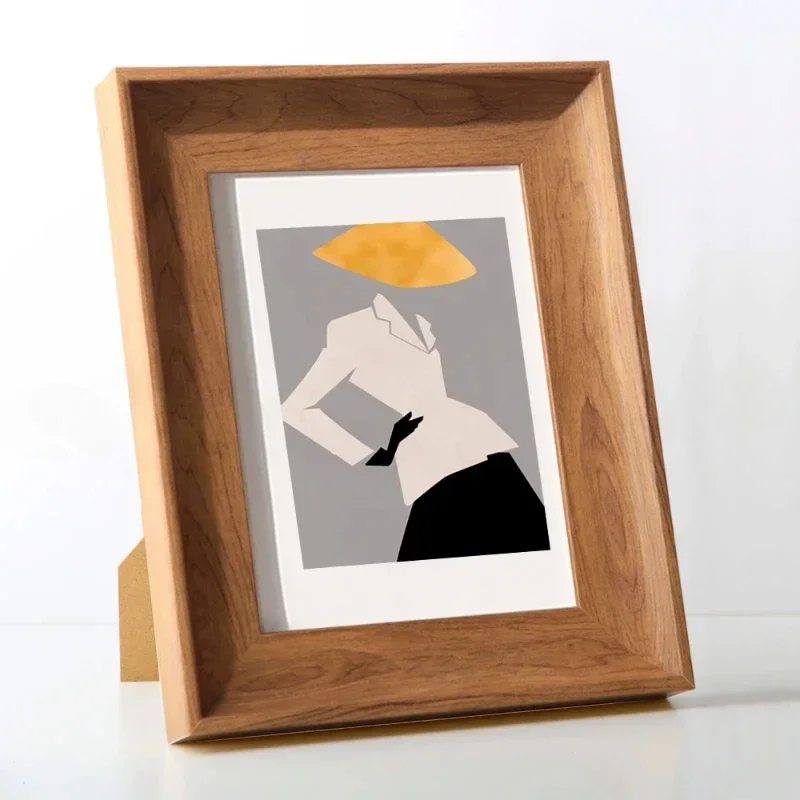 กรอบรูปไม้ 5/6/7/8/10 นิ้ว A4  - Engraved Wood Frame บทวิจารณ์และราคา