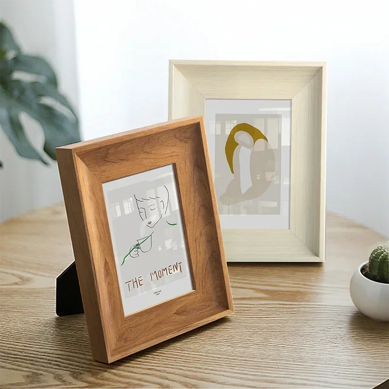 กรอบรูปไม้ 5/6/7/8/10 นิ้ว A4  - Engraved Wood Frame บทวิจารณ์และราคา