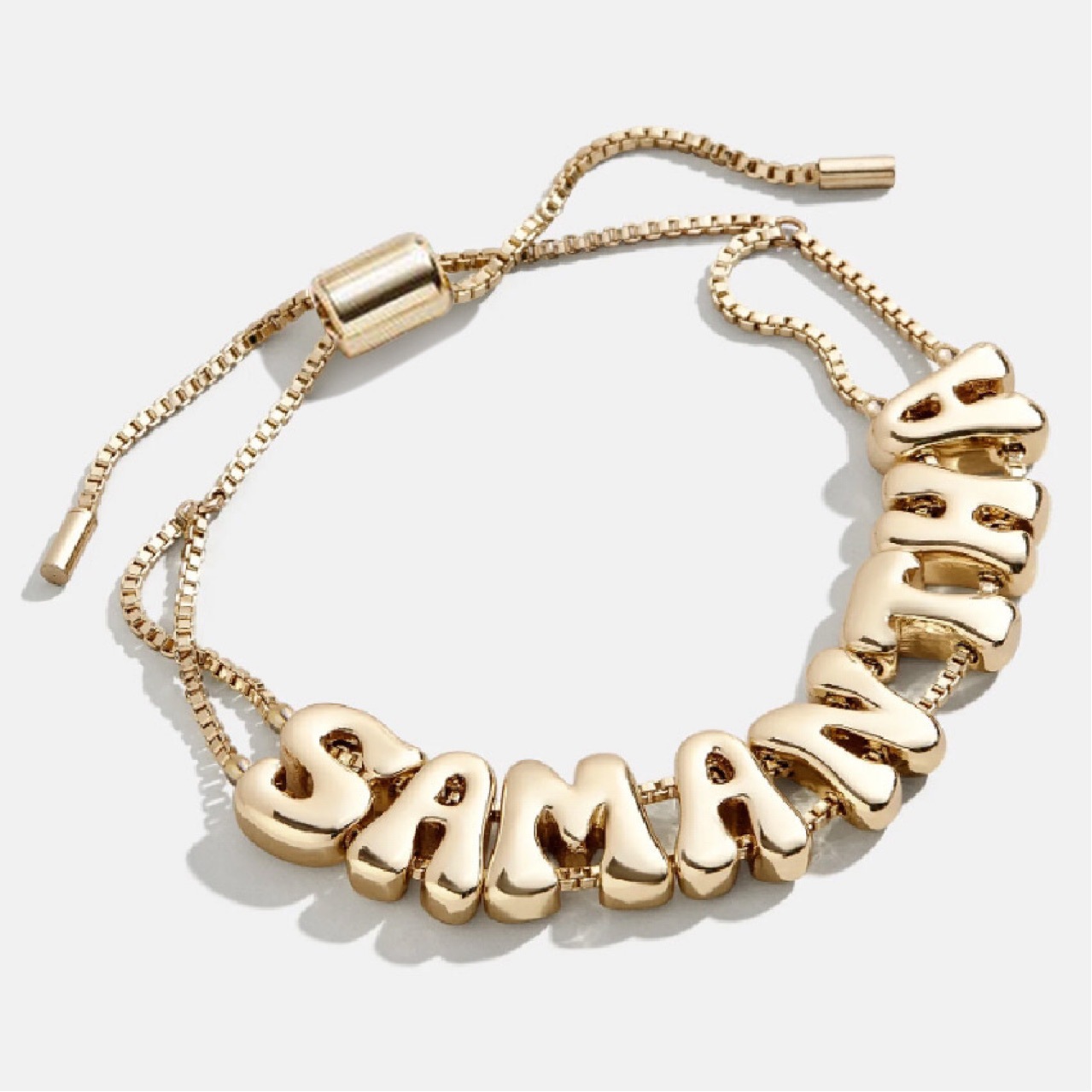กำไลข้อมือตัวอักษรแบบฟองสบู่ 2 - Personalized Name Box บทวิจารณ์และราคา