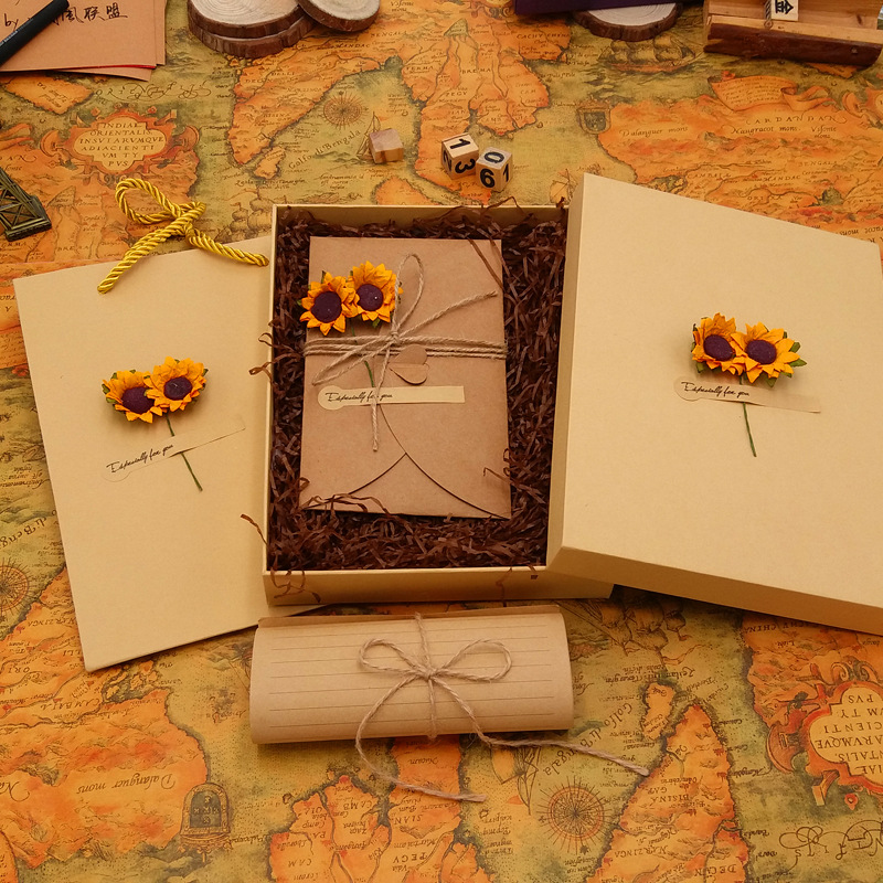 Retro ซองจดหมายโรแมนติกดอกไม้ต - Wax Seal Letter Kit บทวิจารณ์และราคา