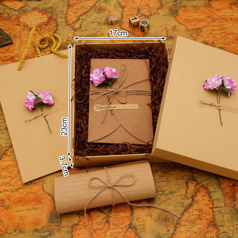 Retro ซองจดหมายโรแมนติกดอกไม้ต - Wax Seal Letter Kit บทวิจารณ์และราคา