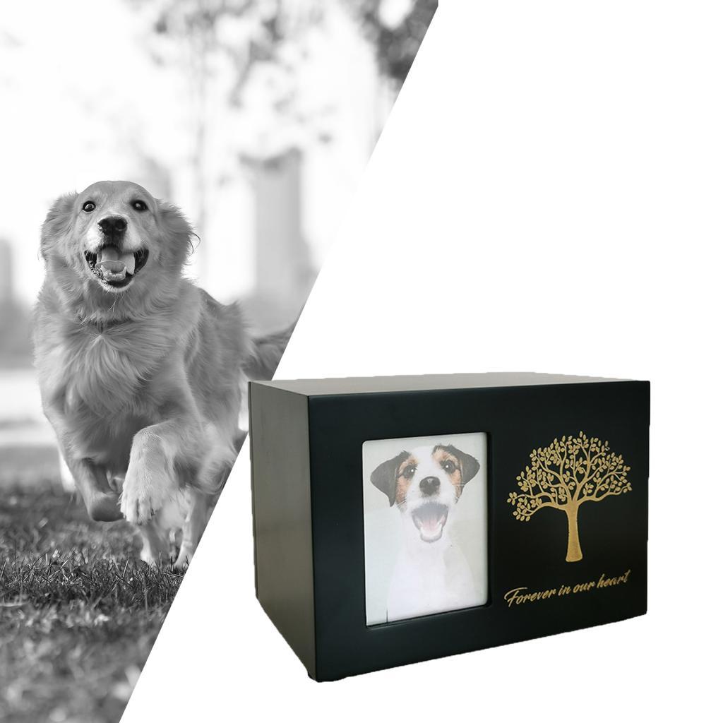 โกศใส่ไม้สำหรับงานศพสุนัขพร้อม - Engraved Wood Frame บทวิจารณ์และราคา