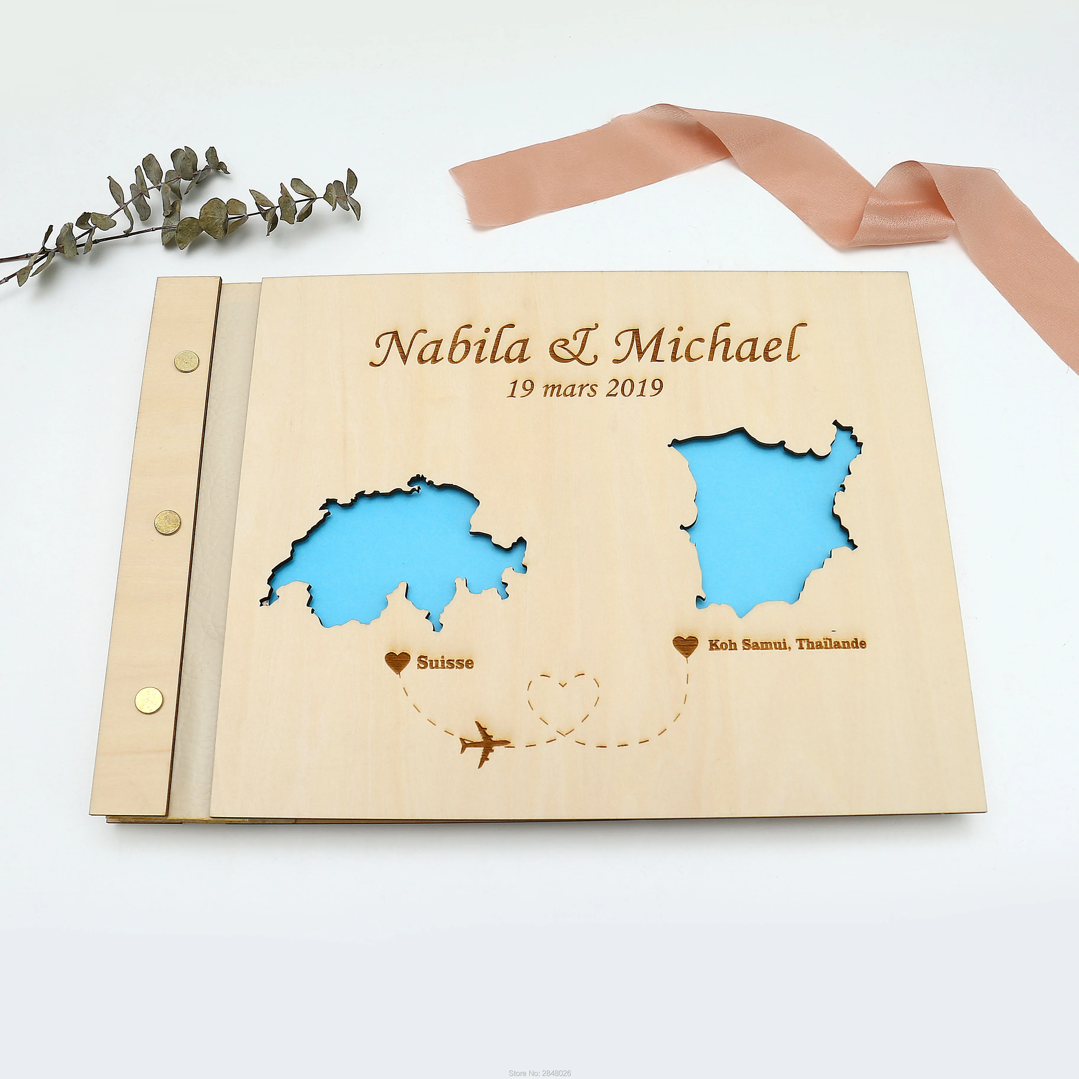 สมุดเยี่ยมงานแต่งงานแกะสลักแบบ - Custom Star Map บทวิจารณ์และราคา