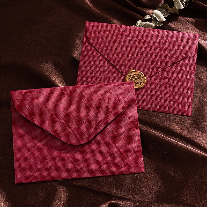5ชิ้นผ้าลินินย้อนยุคซองจดหมายล - Wax Seal Letter Kit บทวิจารณ์และราคา