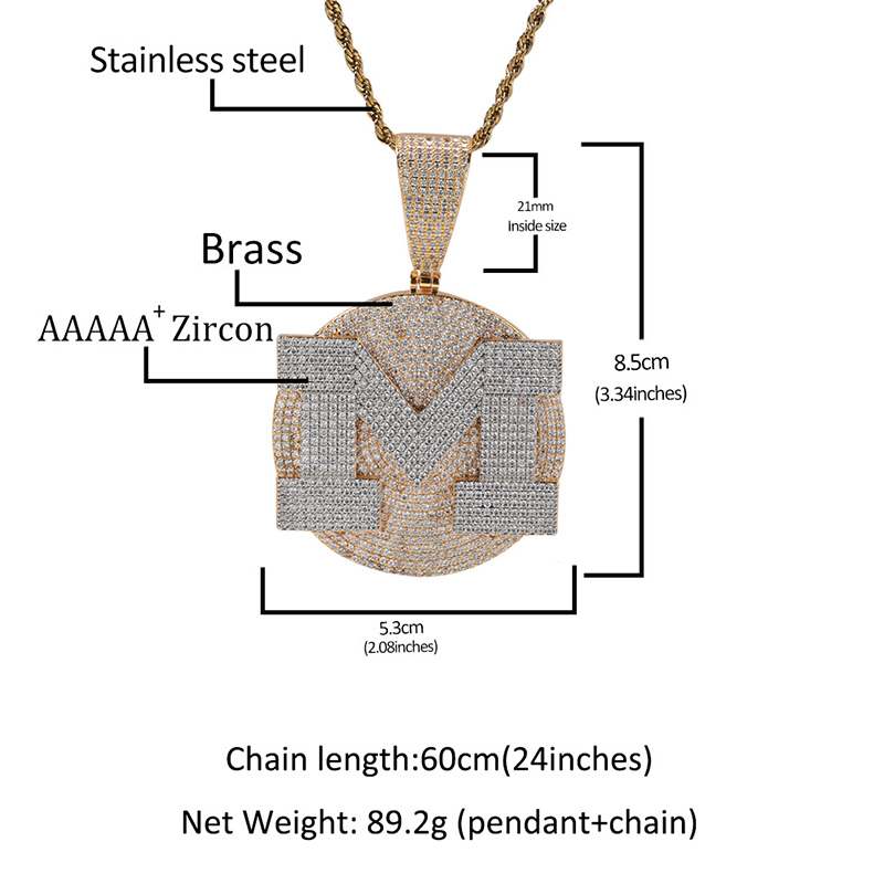 สร้อยคอจี้วงกลมตัวอักษรออกแบบไ - Name Necklace Custom บทวิจารณ์และราคา