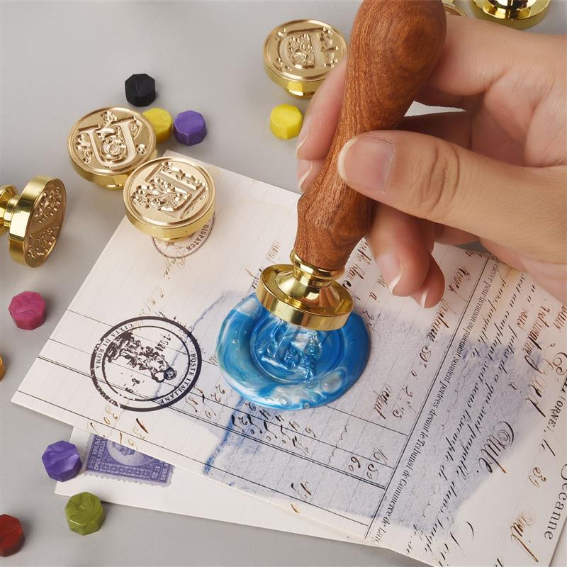 A-Z Vintage ขี้ผึ้งปิดผนึกแสตม - Wax Seal Letter Kit บทวิจารณ์และราคา
