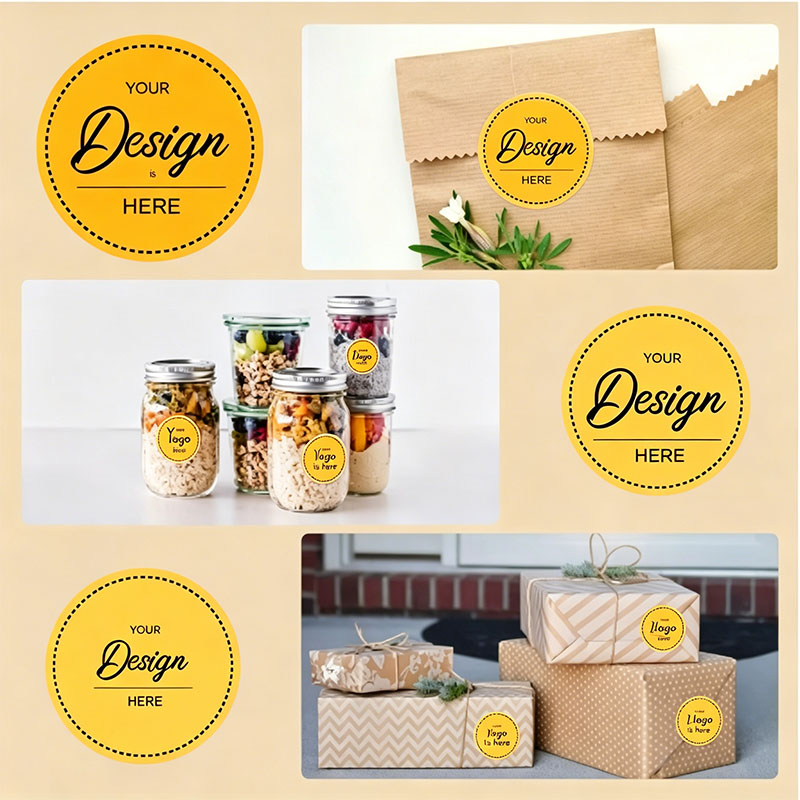 สติกเกอร์ขอบกลมโลโก้แบบกำหนดเอ - Personalized Name Box บทวิจารณ์และราคา