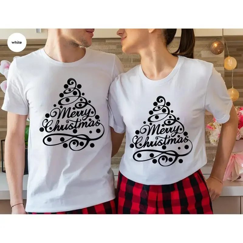 สุขสันต์วันคริสต์มาส เสื้อยืดล - Family Tree Print บทวิจารณ์และราคา